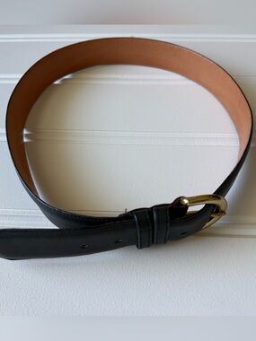 Coach Womans Gove Leather Navy Belt 8500 Large USA Vintage Classic 2018